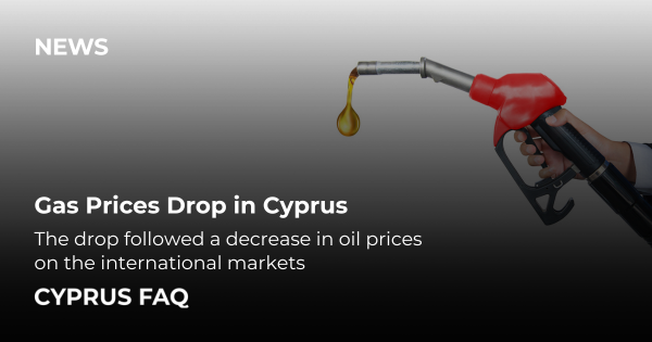 Gas Prices Drop in Cyprus