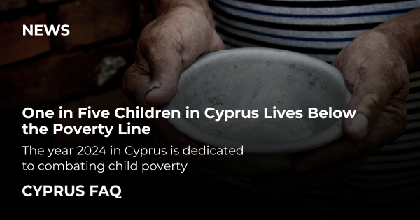 One in Five Children in Cyprus Lives Below the Poverty Line