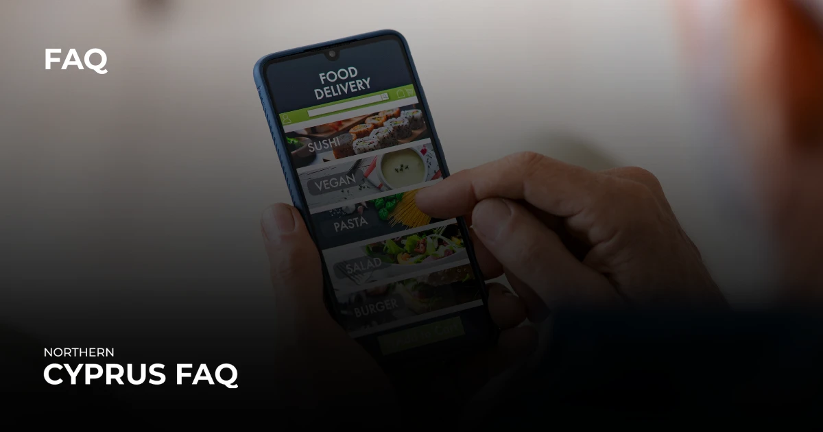 Food delivery apps in Northern Cyprus