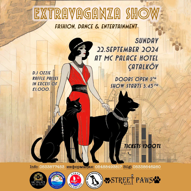 Extravaganza šovs par labu suņu patversmei Street Paws