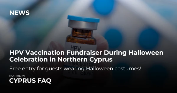 HPV Vaccination Fundraiser During Halloween Celebration in Northern Cyprus