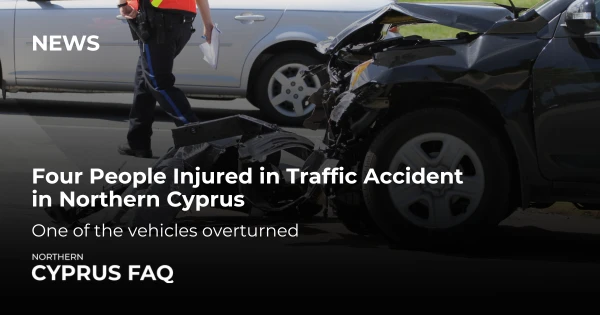 Four People Injured in Traffic Accident in Northern Cyprus