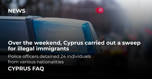 Over the weekend, Cyprus carried out a sweep for illegal immigrants