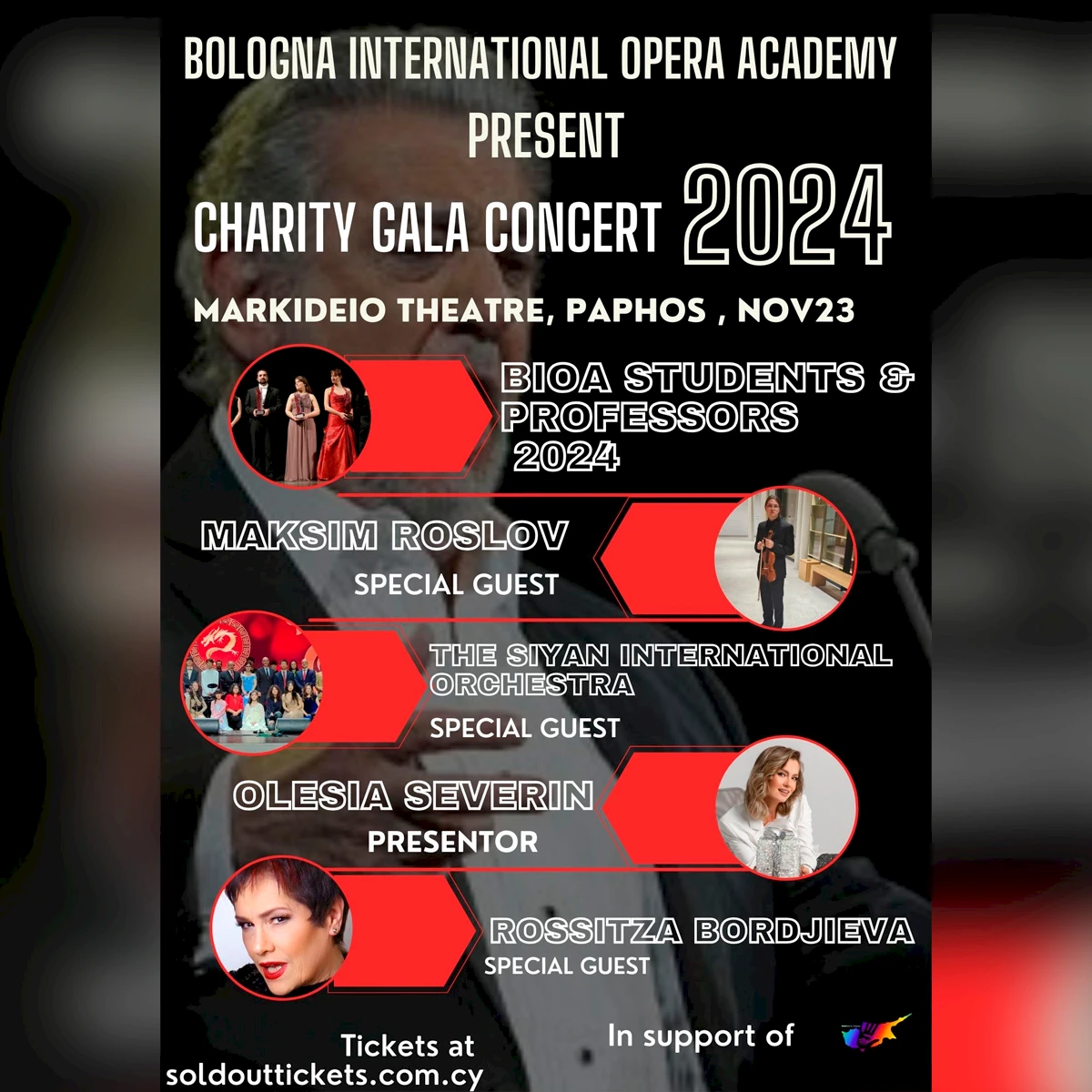 GALA CHARITY CONCERT BY BOLOGNA INTERNATIONAL OPERA ACADEMY CYPRUS