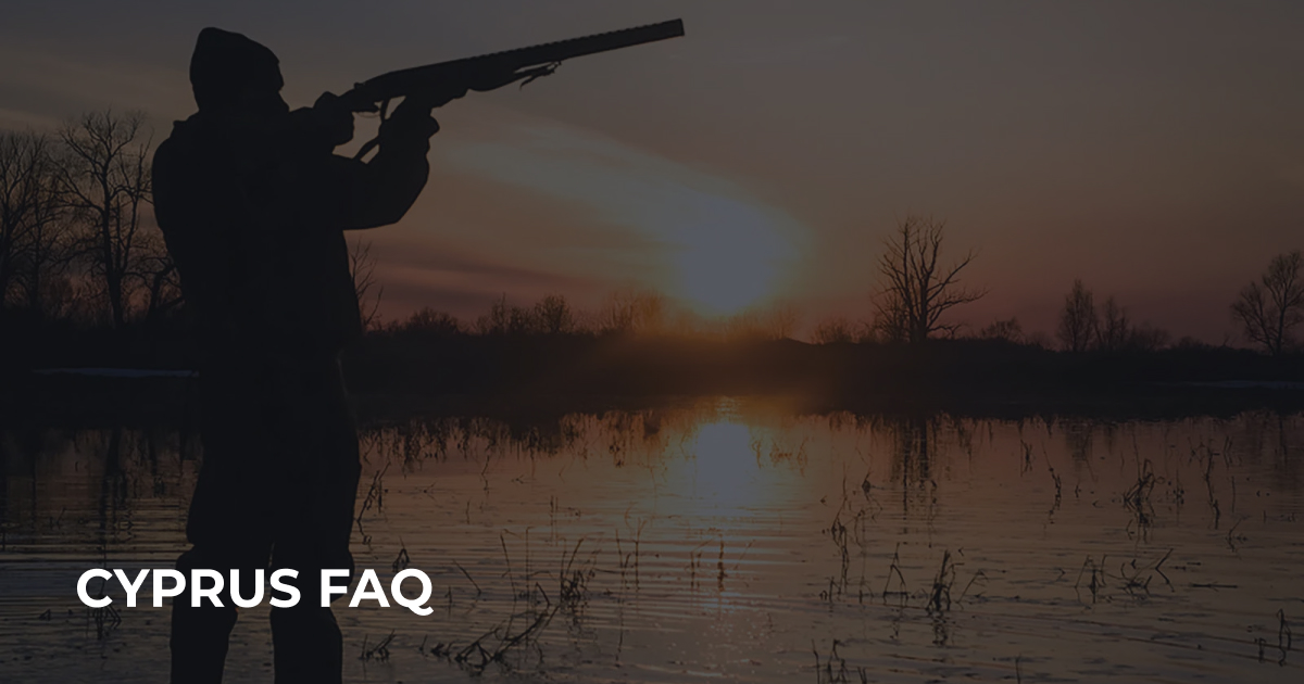 Hunting Season in Cyprus What You Need to Know? CYPRUS FAQ