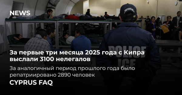 2025’in İlk Üç Ayında Kıbrıs’tan 3.100’den Fazla Kaçak Göçmen Sınır Dışı Edildi