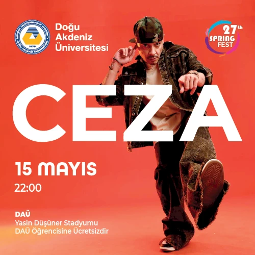 CEZA KONSERİ (DAÜ 27. BAHAR FESTİVALİ)
