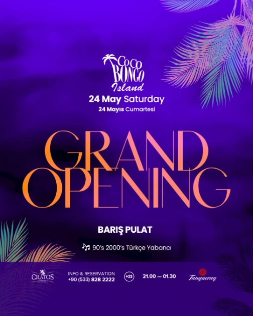 COCO BONGO ISLAND - SEASON OPENING