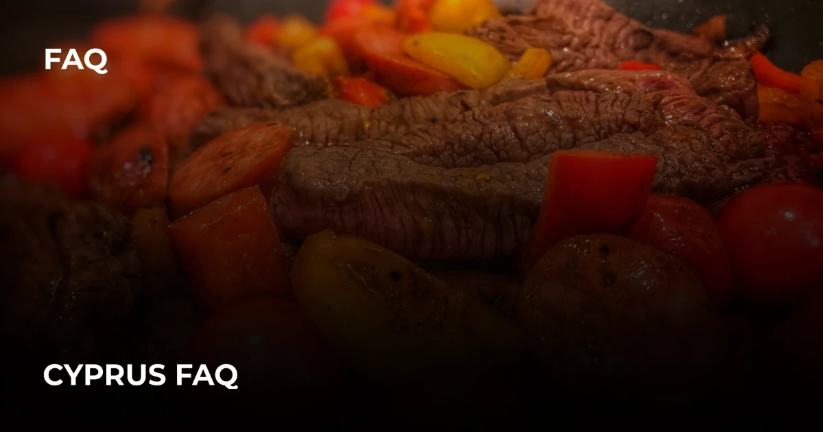 Stifado in Cyprus