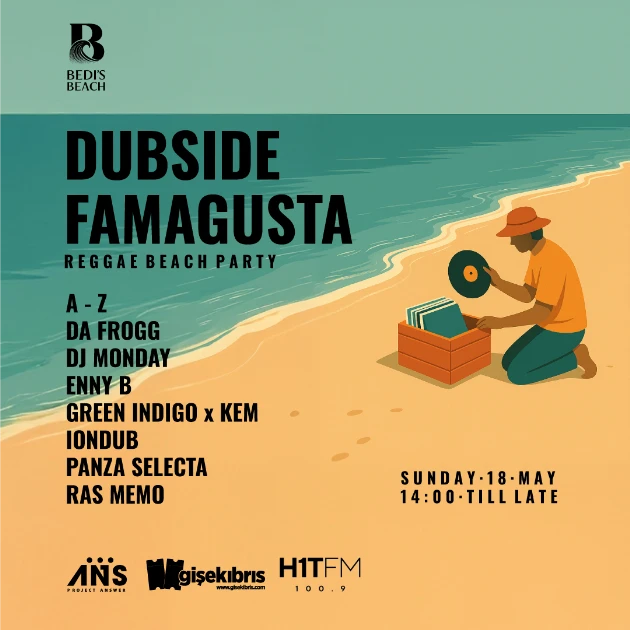 DUBSIDE FAMAGUSTA | BEACH REGGAE PARTY