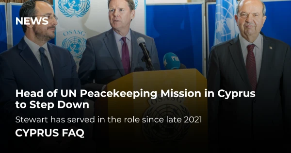 Head of UN Peacekeeping Mission in Cyprus to Step Down