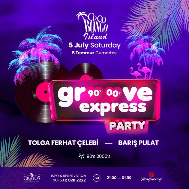 GROOVE EXPRESS X COCO BONGO ISLAND