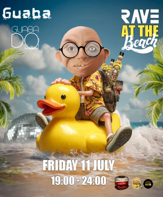 Rave at the Beach with Guaba DO