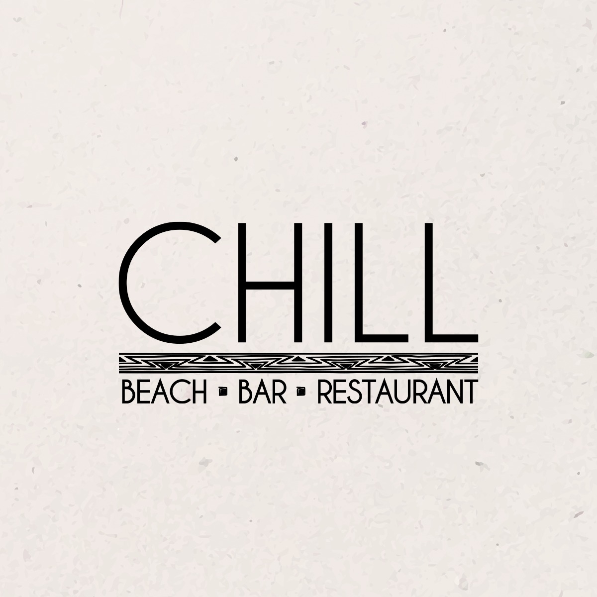 Chill beach bar