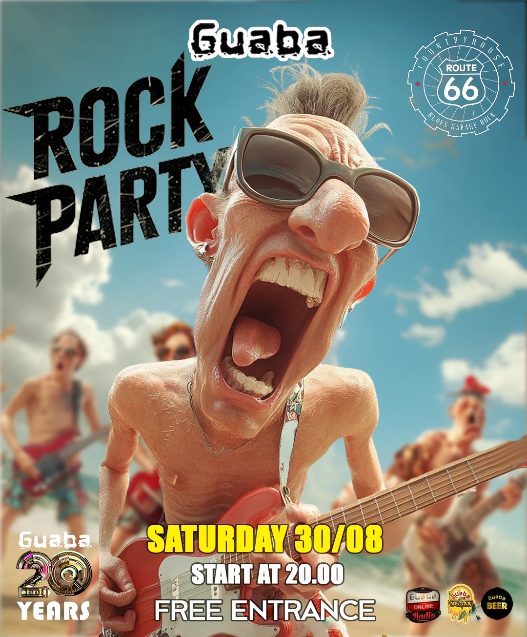 For those about to Rock at Guaba