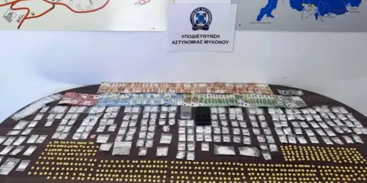 Испанец и киприот организовали аптеку тяжёлых наркотиков для богатых на Миконосе.