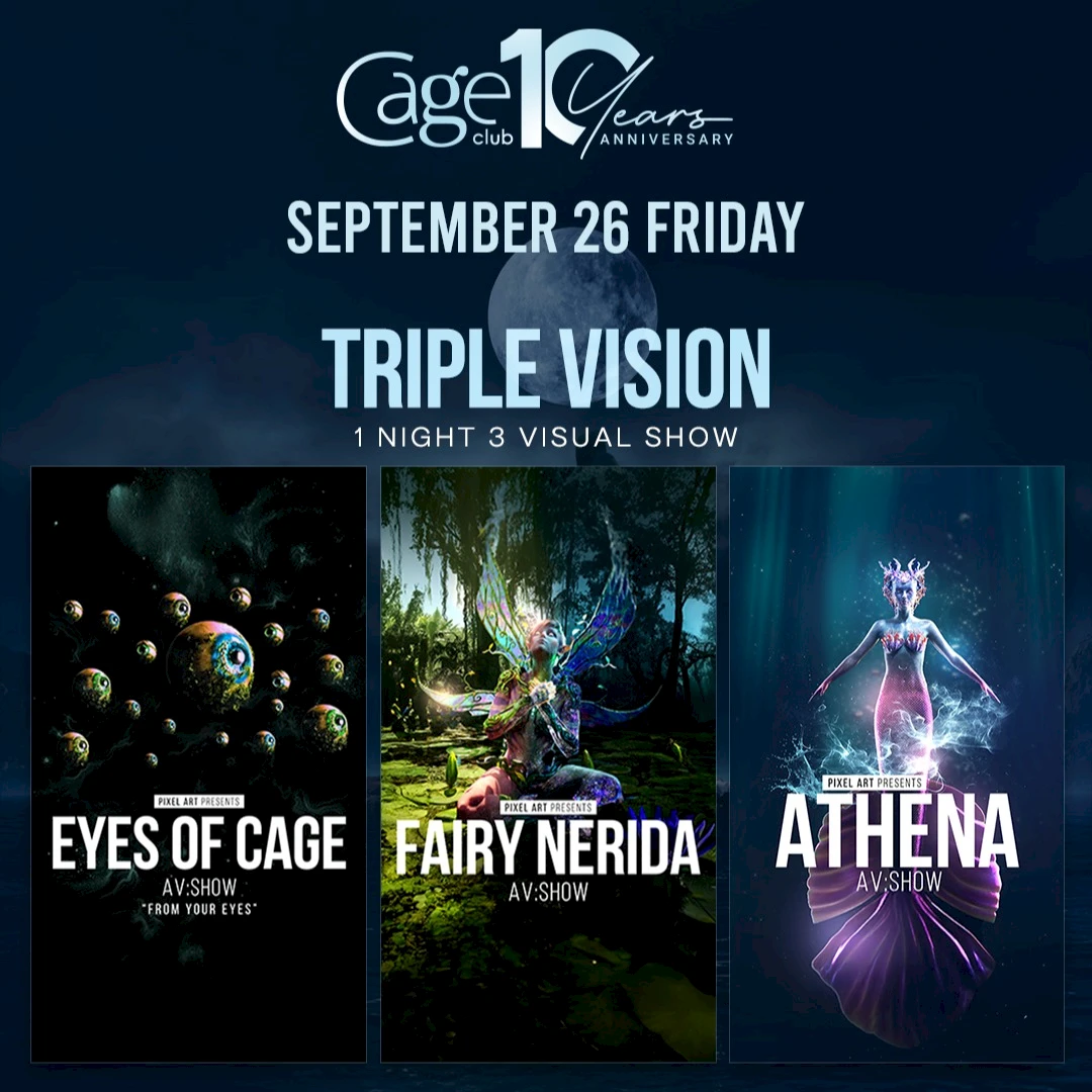 EYES OF CAGE & FAIRY NERIDA & ATHENA AV:SHOW