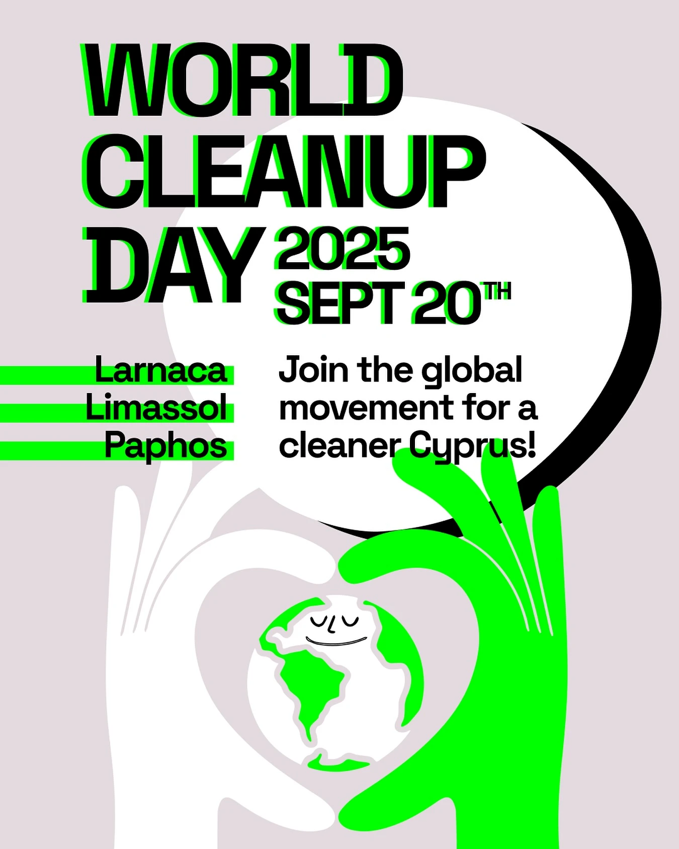 World Cleanup Day in Limassol, Larnaca, and Paphos