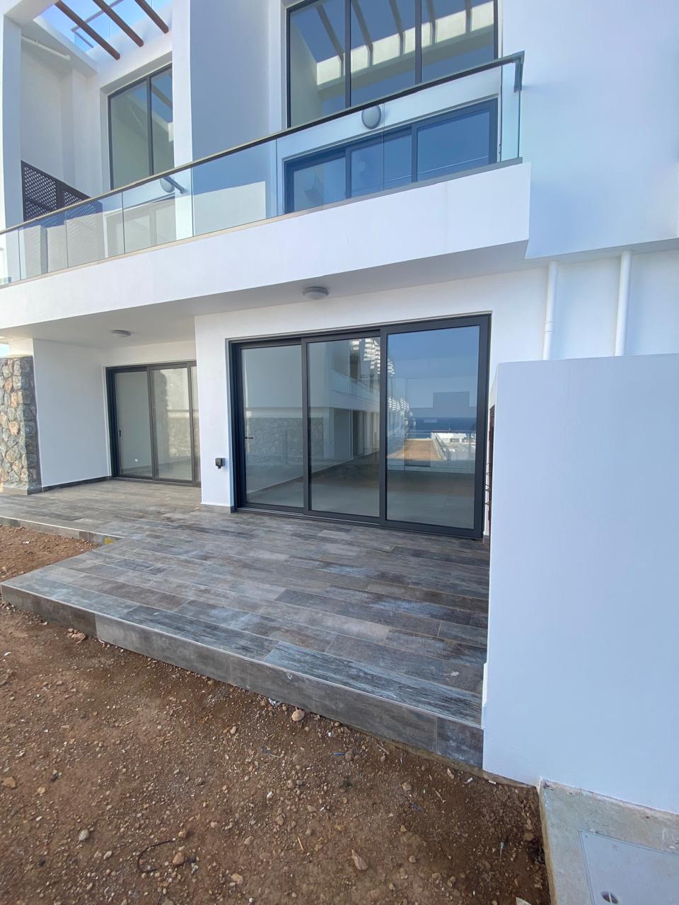 Квартира 1+1 на первом этаже — Бахчели (Эсентепе)