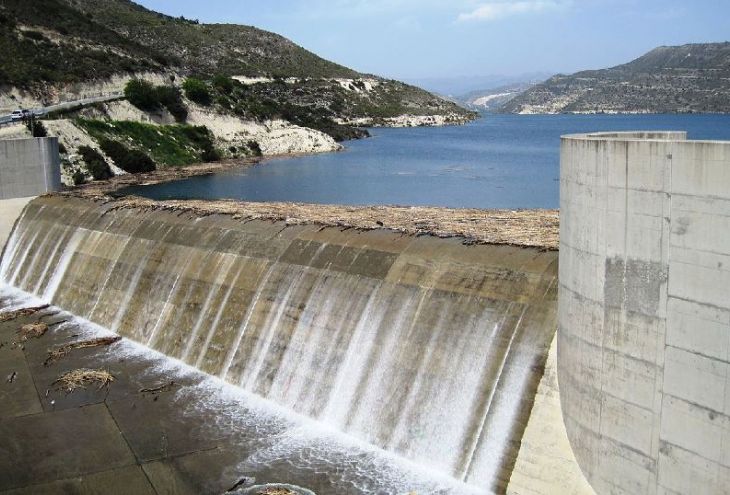 После ливней в Пафосе дамбы почти не пополнились — вода ушла в землю