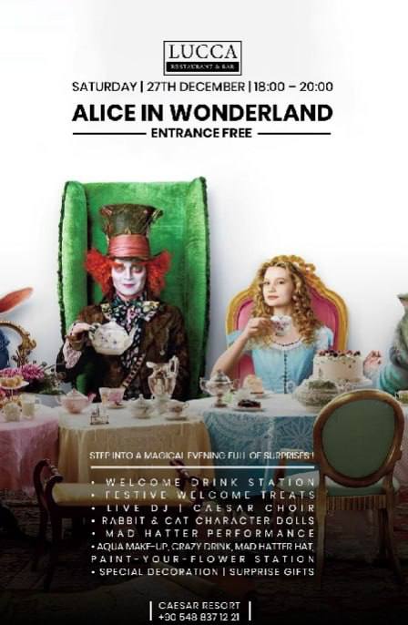 Тематический вечер - Алиса в стране чудес