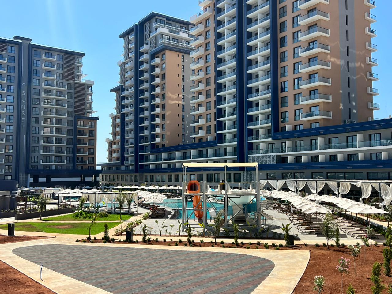 Eşyalı 1+1 Daire Riverside Life Residence | Long Beach, İskele