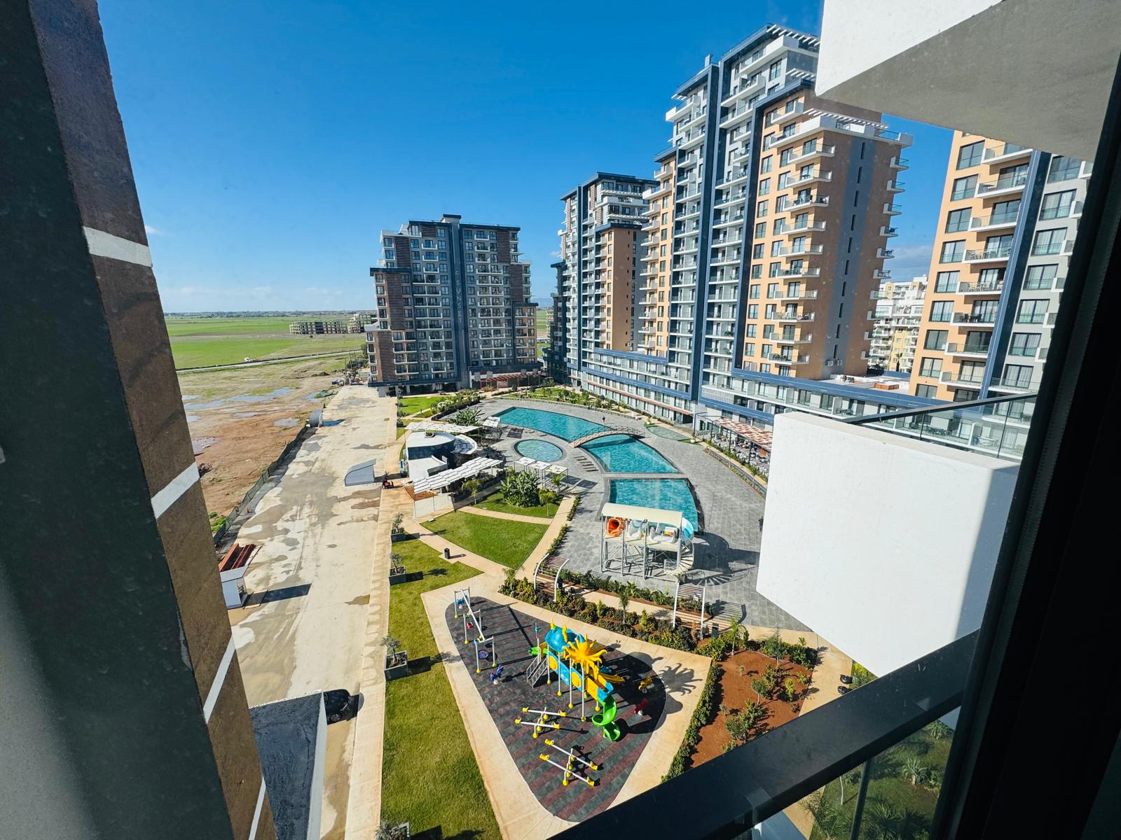 Özel Jakuzili Lüks 2+1 Daire Riverside Life Residence | Long Beach, İskele