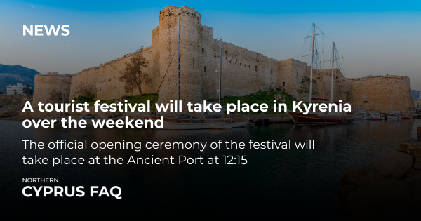A tourist festival will take place in Kyrenia over the weekend