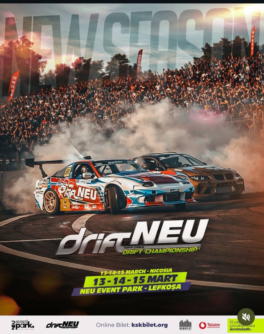Дрифт neu drift kuzey kıbrıs şampiyonası 2026