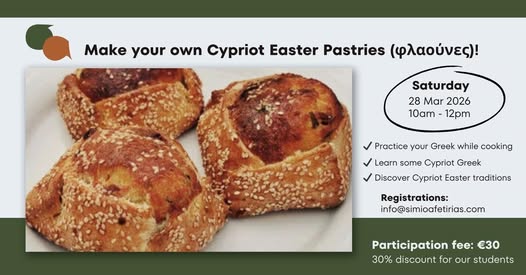 Warsztaty kulinarne „Wielkanocne smaki Cypru”