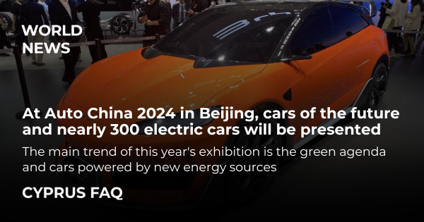 At Auto China 2024 in Beijing, cars of the future and nearly 300 electric cars will be presented