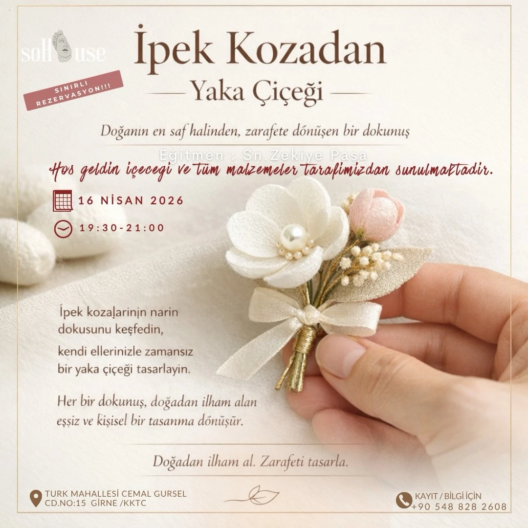 Εργαστήρι Μεταξωτού Λουλουδιού στο SolHouse