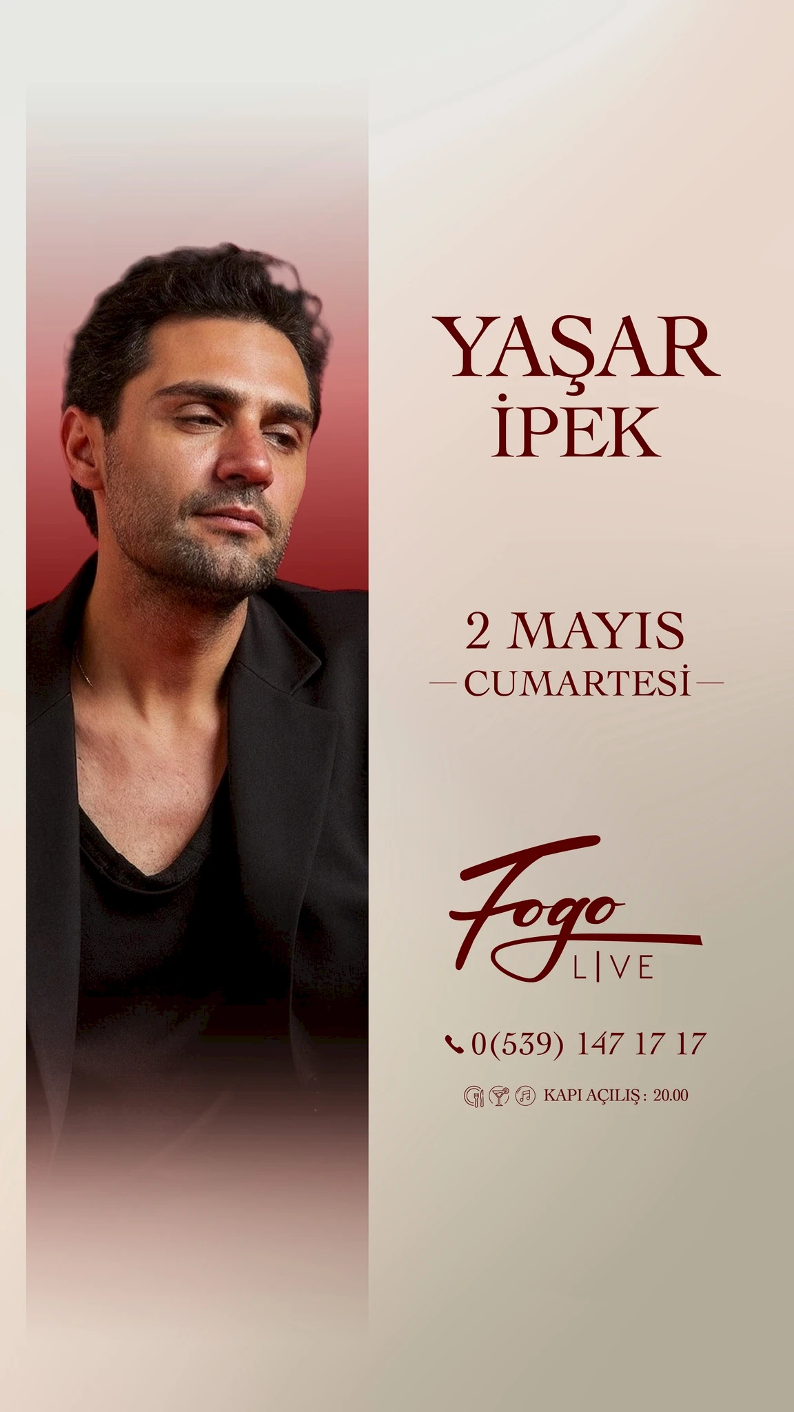Koncert Yaşara İpeka w Fogo Live