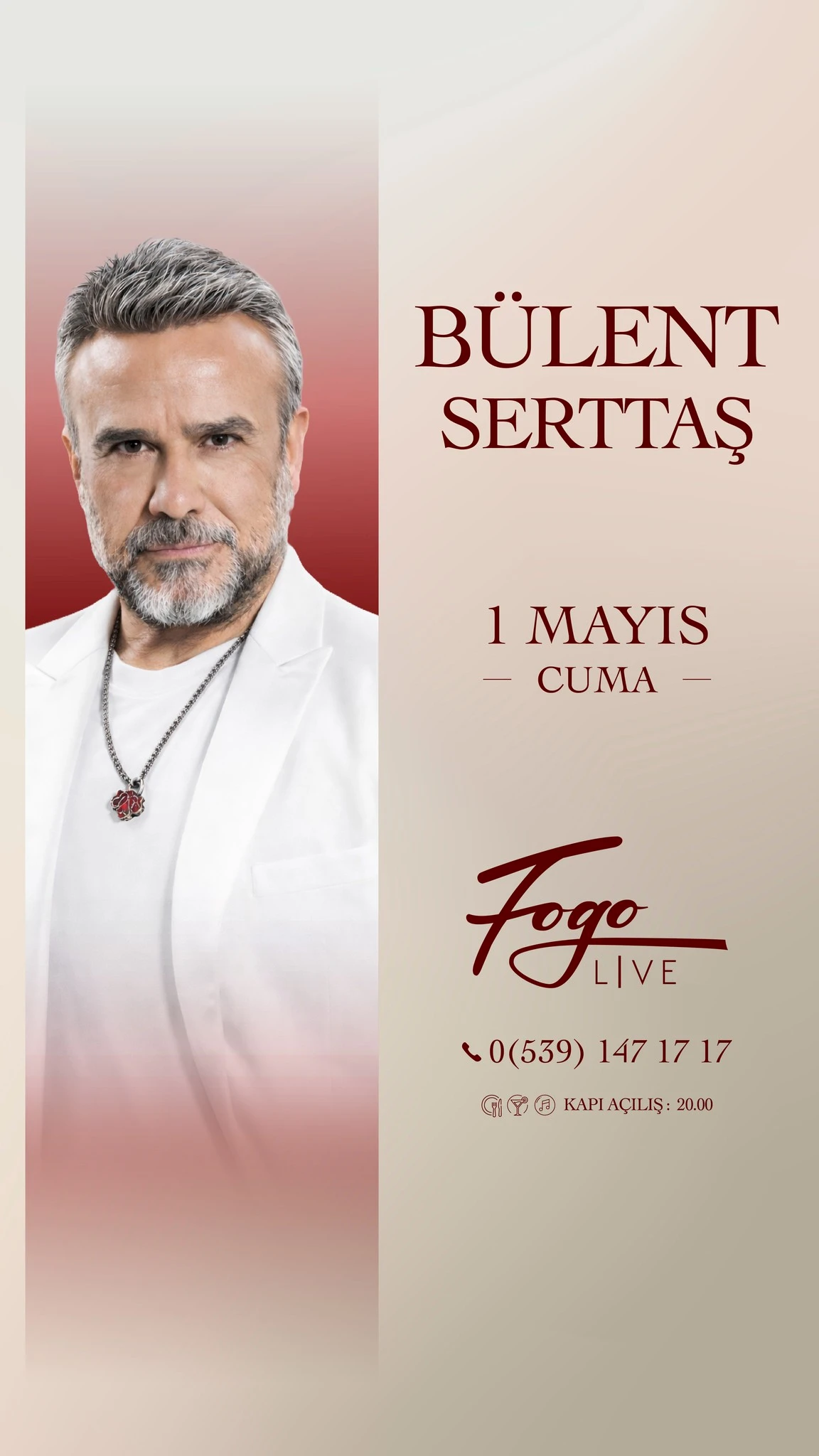 Bülent Serttaş Konzert im Fogo Live