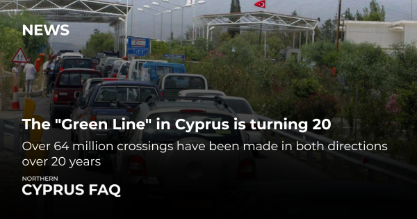 Kipras "zaļajai līnijai" aprit 20 gadi