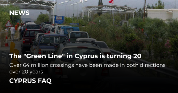 Kipras "zaļajai līnijai" aprit 20 gadi
