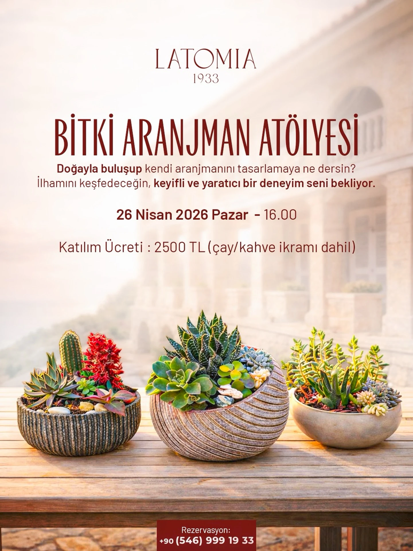 Çiçek Aranjmanı Atölyesi