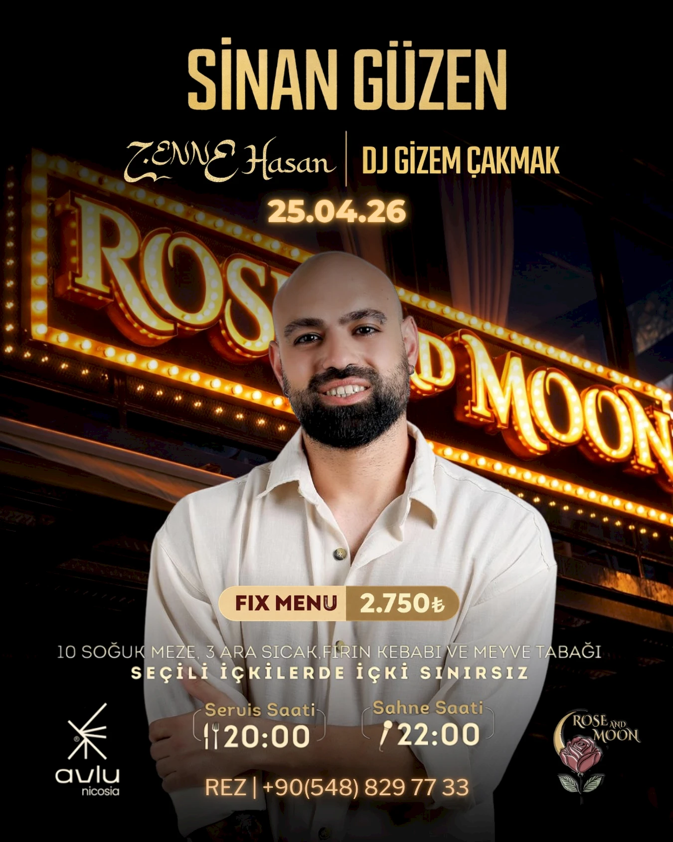 Музыкальный вечер в Avlu Nicosia