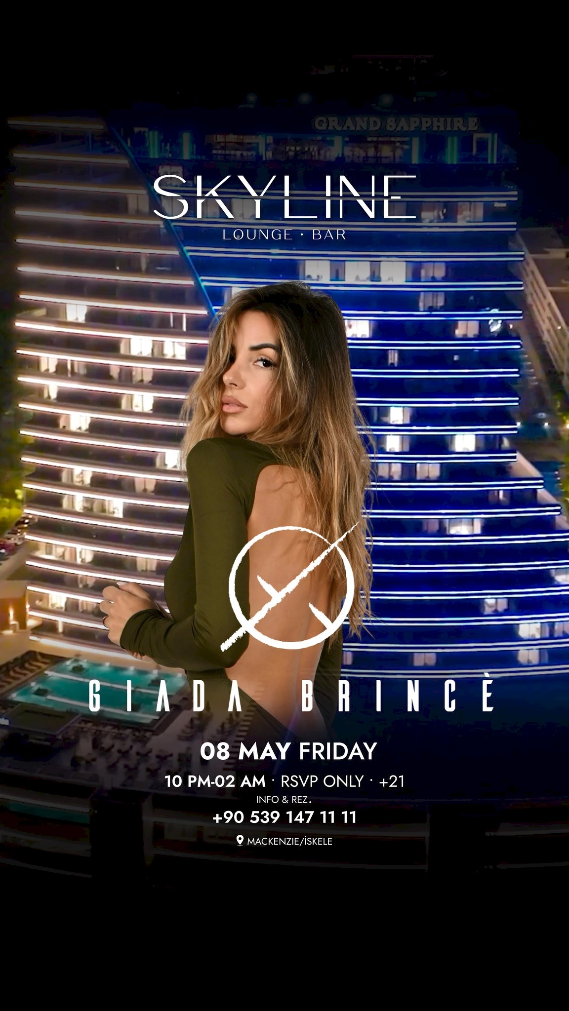 Джада Бринче в Skyline Lounge Bar