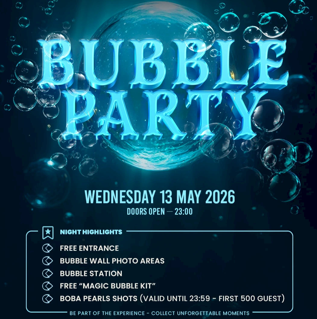 Putu ballīte Bubble Party klubā Cage Club