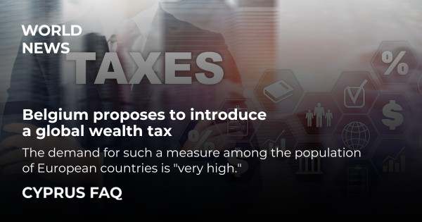 Belgium proposes to introduce a global wealth tax